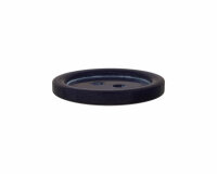 Kunststoffknopf PASTELL mit leichtem Glanz, Union Knopf dunkelblau 11 mm