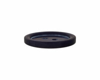 Kunststoffknopf PASTELL mit leichtem Glanz, Union Knopf dunkelblau 15 mm
