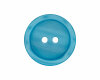 Kunststoffknopf PASTELL mit leichtem Glanz, Union Knopf pertrol 20 mm