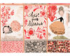 60-cm-Rapport Patchworkstoff LOVE IS SPOKEN HERE, Mädchen, Cori Dantini