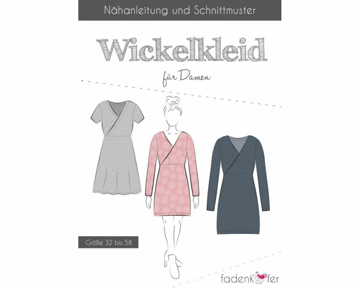 Damen-Schnittmuster Wickelkleid, fadenkäfer