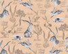 Patchworkstoff NATURAL HISTORY, Hasen, aprikot, Dear Stella