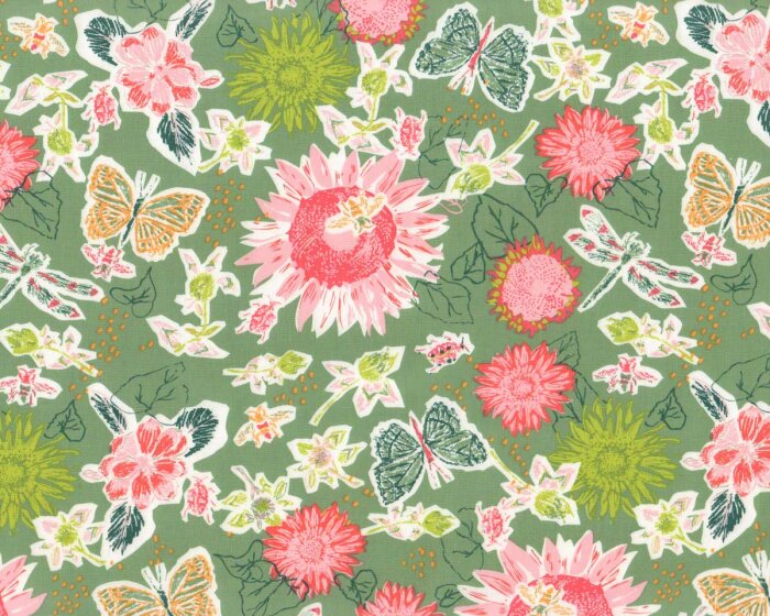 Popeline-Patchworkstoff SIGNATURE, Sonnenblumen, Art Gallery