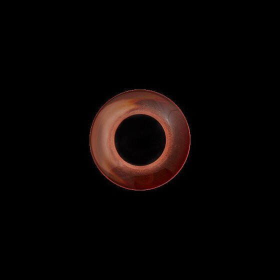 Knopfaugen TEDDY für Tiere und Puppen, Union Knopf 12 mm orange