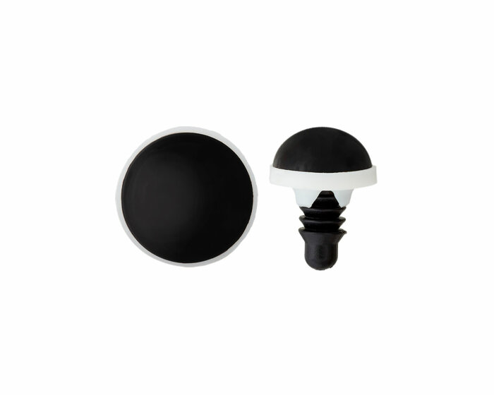 Sicherheits-Knopfauge STECKAUGE für Tiere und Puppen, Union Knopf 8 mm