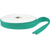 Baumwolljersey-Schrägband ELASTIC, einfarbig, 20 mm grün
