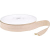 Baumwolljersey-Schrägband ELASTIC, einfarbig, 20 mm hellbeige
