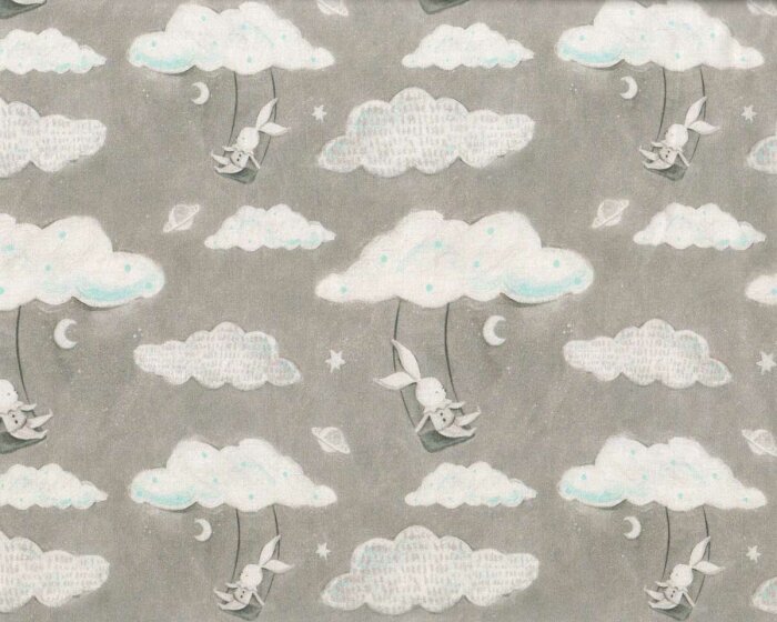 Patchworkstoff ADVENTURES IN THE SKY, Wolkenschaukel