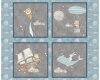 90-cm-Rapport Patchworkstoff ADVENTURES IN THE SKY, Traumabenteuer