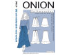 Rock mit Volant, PLUSGRÖSSE Schnittmuster ONION 9013