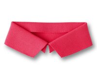 Polokragen zum Annähen POLO ME UNI, pastellrot, Albstoffe L, 43 cm