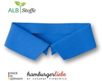 Polokragen zum Annähen POLO ME UNI, blau, Albstoffe L, 43 cm