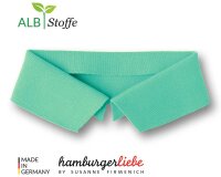 Polokragen zum Annähen POLO ME UNI, mintgrün, Albstoffe L, 43 cm