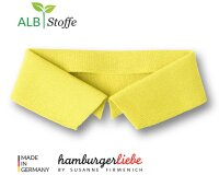 Polokragen zum Annähen POLO ME UNI, gelb, Albstoffe L, 43 cm