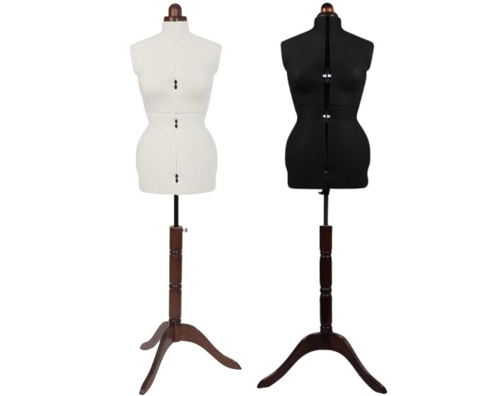 Schneiderpuppe LADY VALET, größenverstellbar, schwarz oder natur S schwarz