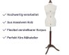 Schneiderpuppe LADY VALET, größenverstellbar, schwarz oder natur M natur