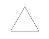 Papierschablone TRIANGLE, Paper-Piecing, 100 Stück, 2 Größen 1 1/4 Inch
