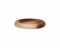 Kunststoffknopf in Steinnussoptik, matt, Union Knopf beige-braun 20 mm