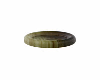 Kunststoffknopf in Steinnussoptik, matt, Union Knopf olive 20 mm