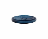 Kunststoffknopf in Steinnussoptik, matt, Union Knopf blau 22 mm