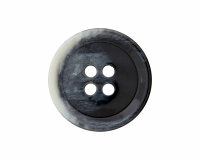 Kunststoffknopf FELLOPTIK, glänzend, Union Knopf anthrazit 20 mm