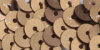 Elastisches Paillettenband GLAMOUR, 2 cm breit braun glänzend