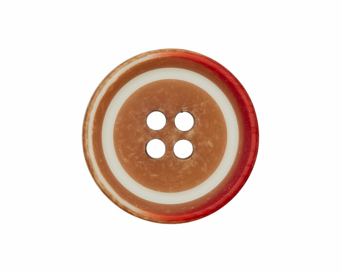 Kunststoffknopf ANTIKLOOK, Union Knopf beige 15 mm