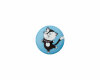 Kinderknopf KATER MIAU, Union Knopf blau
