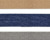 Meliertes Gurtband JEANS grau 40 mm