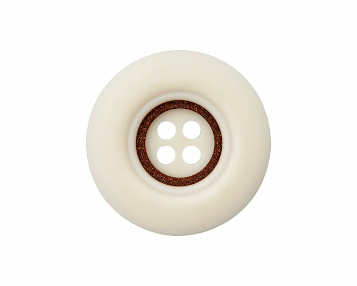 Kunststoffknopf SCHWIMMRING, Union Knopf 20 mm weiß