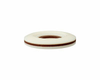 Kunststoffknopf SCHWIMMRING, Union Knopf 20 mm weiß