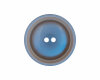 Kunststoffknopf UFO, gläserne Optik, Union Knopf hellblau 12 mm