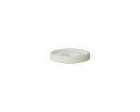 Kunststoffknopf BRAUSETABLETTE, gesprenkelt, Union Knopf 12 mm weiß