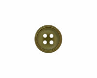 Kleiner Kunststoffknopf, matt schimmernd, Union Knopf oliv 11 mm