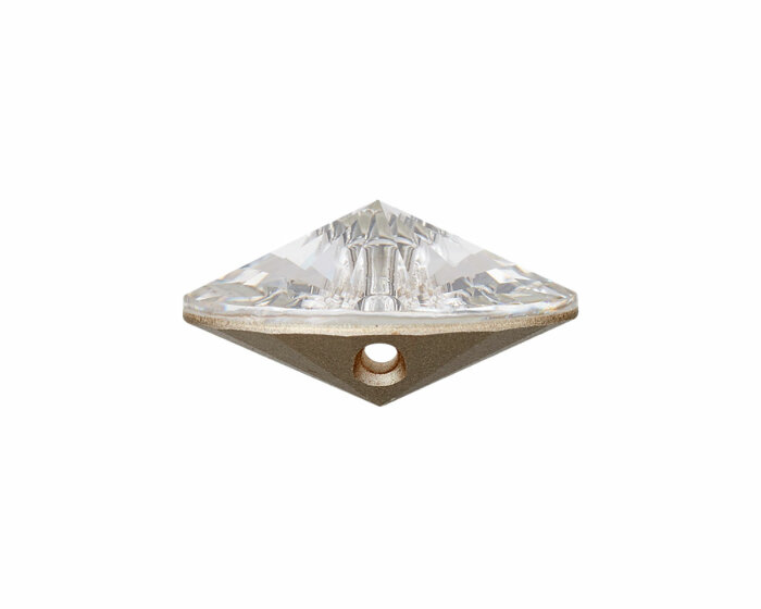 Swarovski Kristallknopf in Diamantform, Union Knopf 14 mm