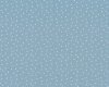 80 cm Reststück Baumwollstoff TUPFEN, taubenblau, Acufactum