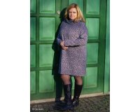 Jacquard-Strick MATS, Tupfen, schwarz