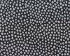 Jacquard-Strick MATS, Tupfen, schwarz