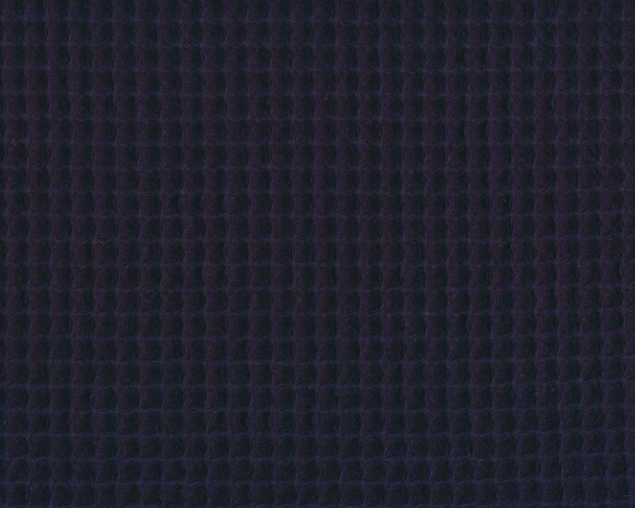 Waffelpique aus Baumwolle, dunkelblau, Hilco