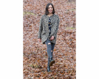 Webpelz LUCEO, Leopardenmuster, braun