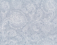 25 cm Reststück Westfalenstoff CARDIFF mit Paisleys,...