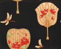 Metallic-Patchworkstoff SUMMER PALACE, Fächer, Leesa Chandler