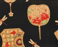 Metallic-Patchworkstoff SUMMER PALACE, Fächer, Leesa Chandler