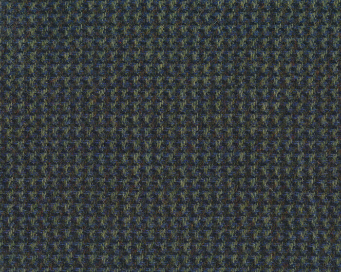 Wollwebstoff aus reiner Schurwolle MUSTER, blau-schilfgrün