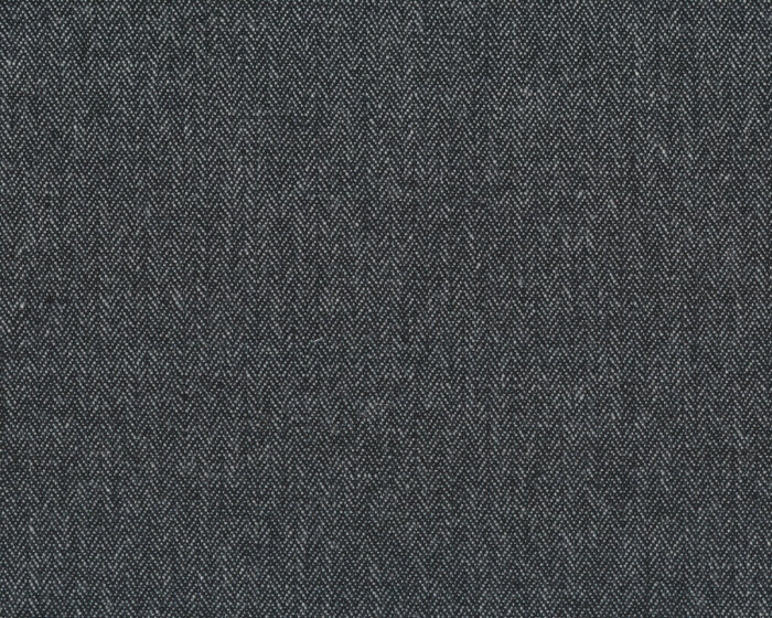 Webstoff mit Wolle FISCHGRAT, schwarz-weiß
