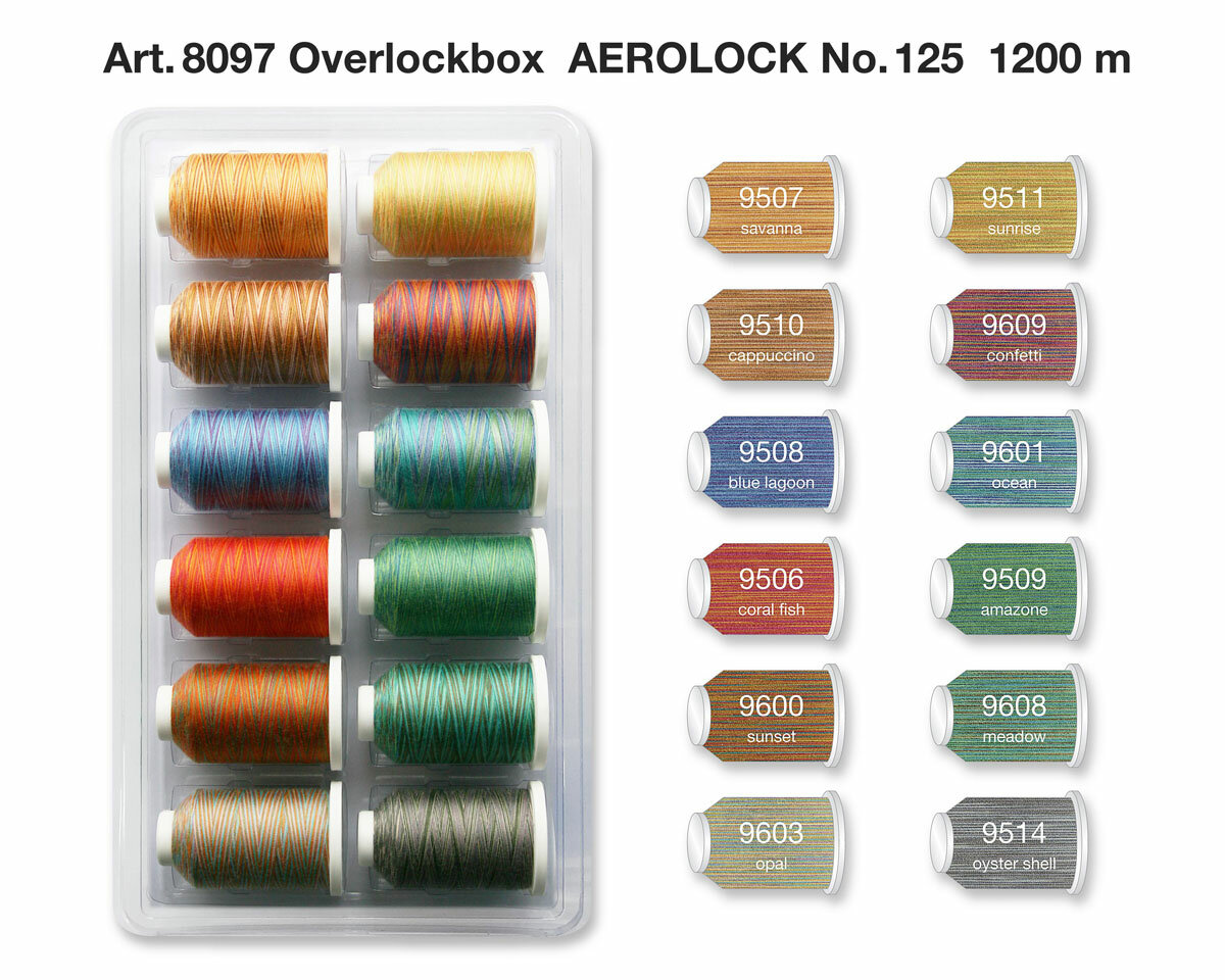 Juki MCS-1800 Coverlock-Nähmaschine Inkl. Madeira Garn – Sommer-Special Set