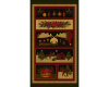 60-cm-Panel Patchworkstoff A MOOSE FOR CHRISTMAS, Weihnachts-Bilder