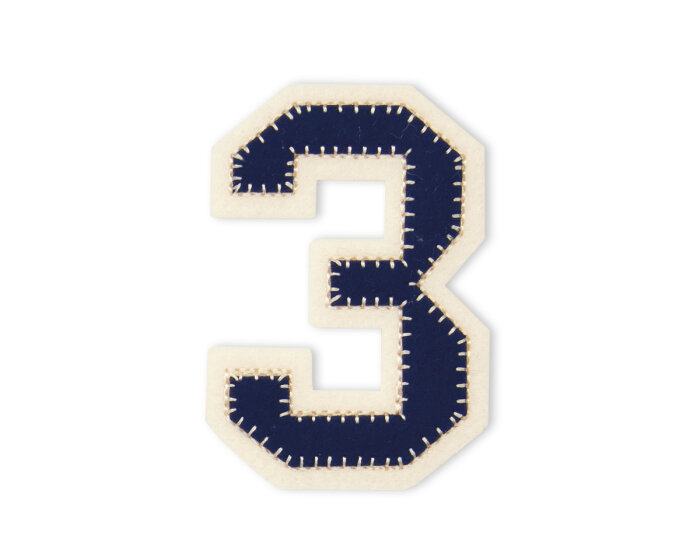 Applikation Zahl 3, Prym