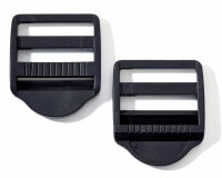 Klemm-Leiterschnalle, schwarz, 25, 30, 40 und 50 mm, Prym