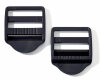 Klemm-Leiterschnalle, schwarz, 25, 30, 40 und 50 mm, Prym 30 mm